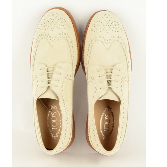 MENS TOD\'S SHOES LOAFERS BUCATURE OXFORD WINGTIPS FONDO LIGHT main image 10